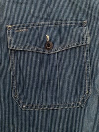 Image 11 of RRL INDIGO SELVEDGE CHAMBRAY WORK-SHIRT