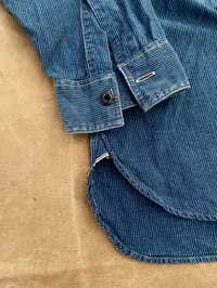 Image 8 of RRL INDIGO SELVEDGE CHAMBRAY WORK-SHIRT