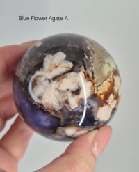Blue Flower Agate