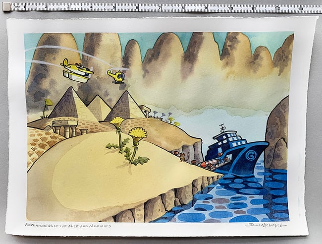 Of Mice and Mummies: Gorgonzola's Landing