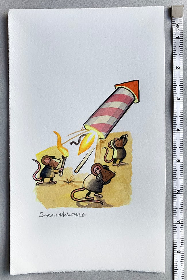 Of Mice and Mummies: Henchmice light the rocket