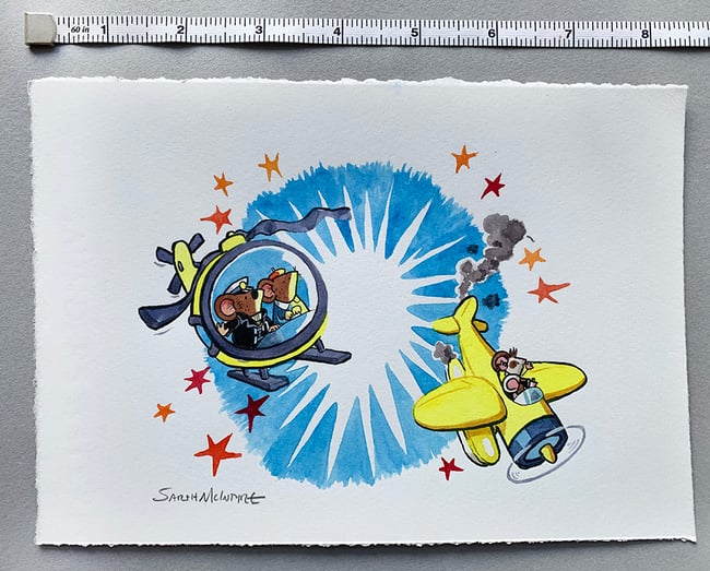 Of Mice and Mummies: The rocket explodes!