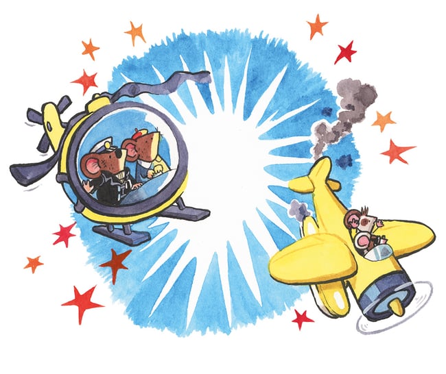 Of Mice and Mummies: The rocket explodes!