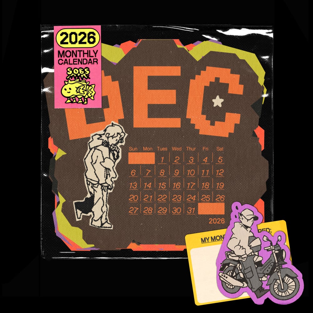 Sob's 2026  monthly calendar