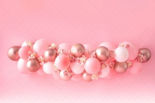 Image of Ombre Rose Balloon Garland