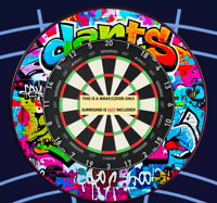 Image 1 of DARTS GRAFFITI THEME  SURROUND WRAP / COVER - POLYPROP & CANVAS - EASY SELF FITTING 