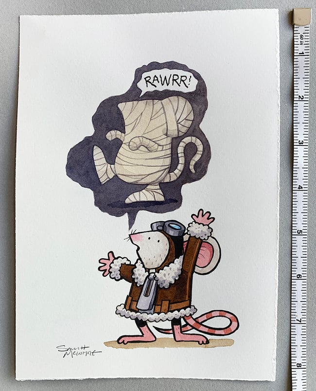 Of Mice and Mummies: Fledermaus imagines a mummy