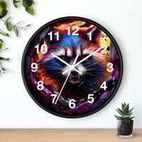 Image 2 of Raccoon Hero Clock