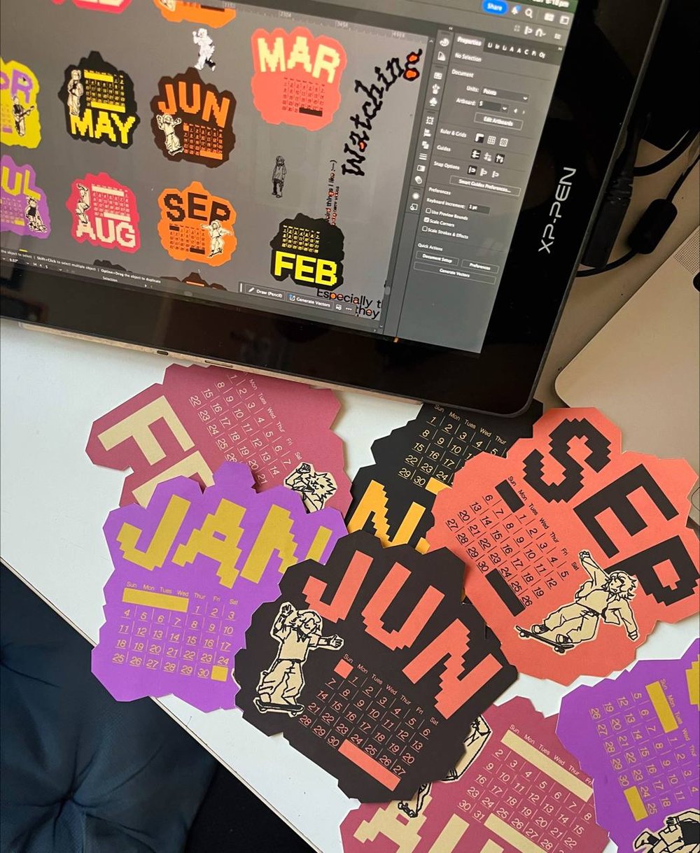 Sob's 2026  monthly calendar