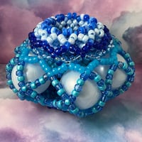 Image 1 of Blue Balls Kandi Cuff