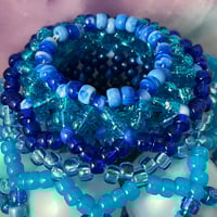 Image 4 of Blue Balls Kandi Cuff
