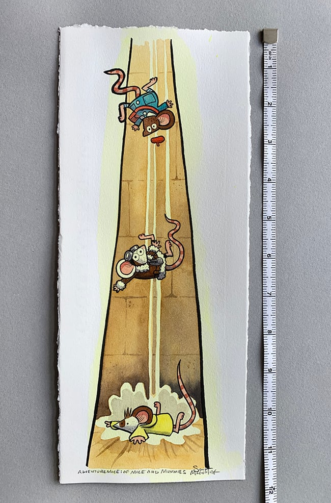 Of Mice and Mummies: Down the gap! 