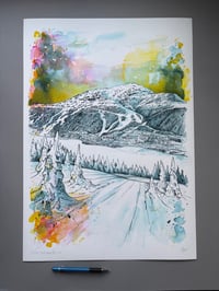 Image 1 of Åre ink A2 print