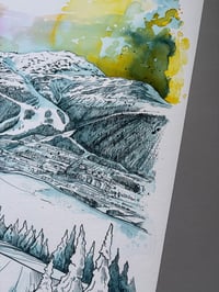 Image 2 of Åre ink A2 print