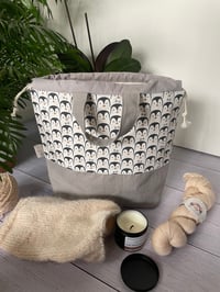 Image 5 of Sac à projets Taille M: Pingouins party