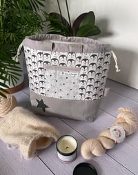 Image 1 of Sac à projets Taille M: Pingouins party