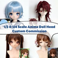 Image 1 of Custom 1/3&1/4 Scale Anime Doll Head(Compatible with Volks® DDH/MDD, etc.)