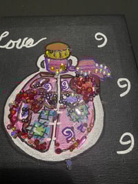 Image 2 of Love Potions number 9 mixed media painting
