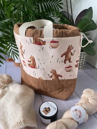 Image 2 of Sac à Projets taille M, poche avant : La cueillette des oursons