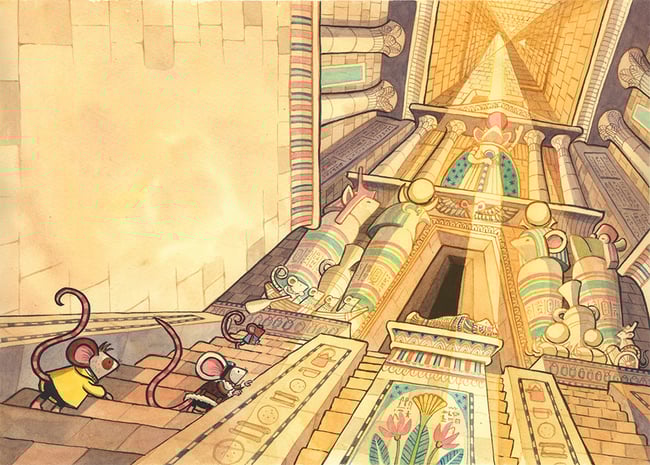 Of Mice and Mummies: Centre of the Pyramid