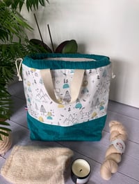 Image 2 of Sac à Projets taille L, poche avant : Animaux de la Montagne