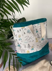 Image 5 of Sac à Projets taille L, poche avant : Animaux de la Montagne