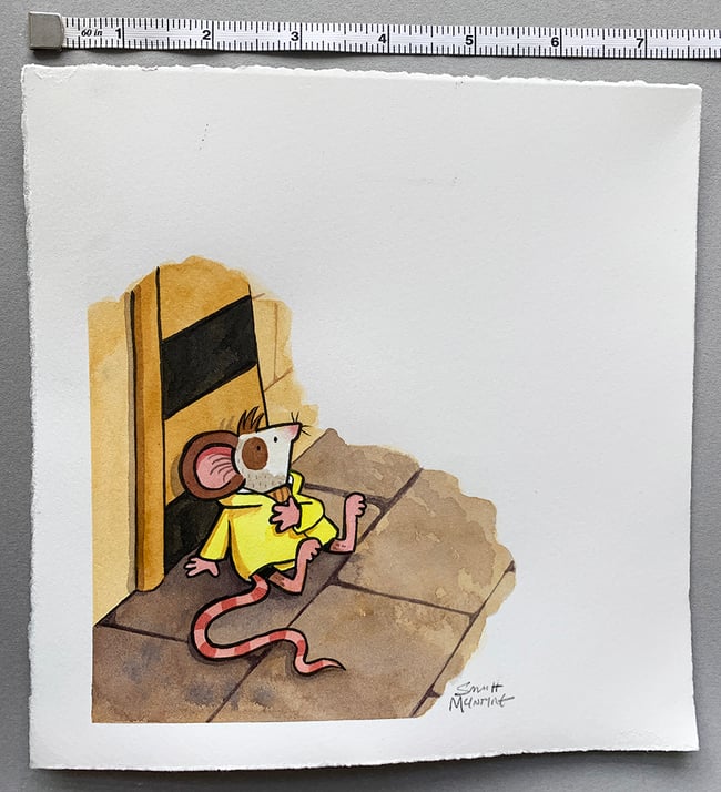 Of Mice and Mummies: Pedro sits down to think