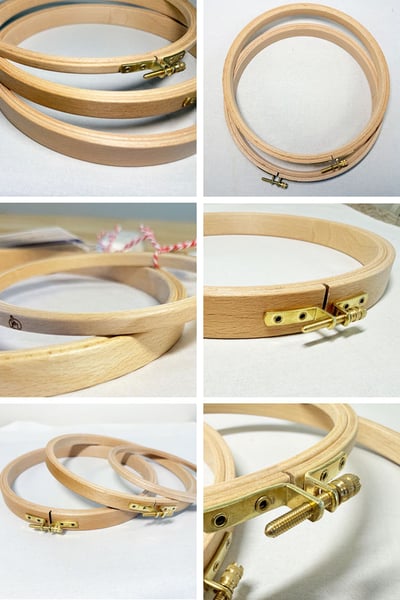 Image of Round Hoops for Embroidery
