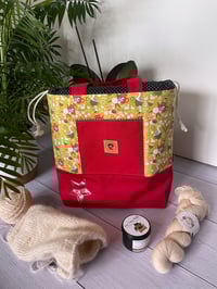 Image 5 of Sac à Projets taille L, poche avant : Petites oies rouges