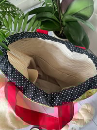 Image 3 of Sac à Projets taille L, poche avant : Petites oies rouges