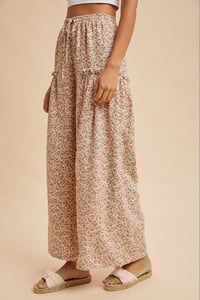 Image 1 of DITSY FLORAL PALAZZO PANTS - LATE MARCH