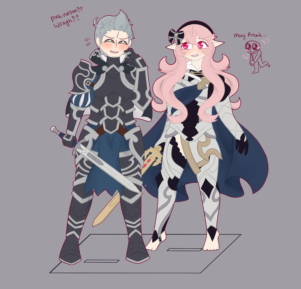 Image of Corrin x Silas Standee by Rocky