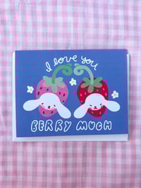 Image 1 of I Love You Berry Much Card – Cute Love Card for Special Occasions