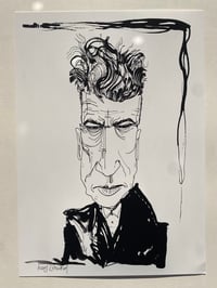 David Lynch: A4 - Pen and Ink Illustration Portrait - Art Print
