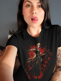 Image 1 of Anime Samurai T‑Shirt