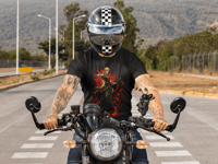 Image 4 of Anime Samurai T‑Shirt