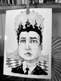 Eraserhead Print: A4 Henry Spencer Portrait - David Lynch Fan Art