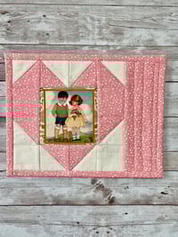 Image 2 of Oh MI Heart - Quilt Block & Mug Rug Sewing Pattern - PDF Instant Download