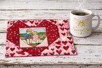 Image 3 of Oh MI Heart - Quilt Block & Mug Rug Sewing Pattern - PDF Instant Download