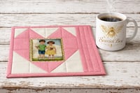 Image 6 of Oh MI Heart - Quilt Block & Mug Rug Sewing Pattern - PDF Instant Download