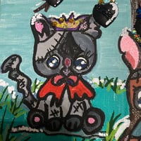 Image 5 of Zombie Pets mixed media painting 