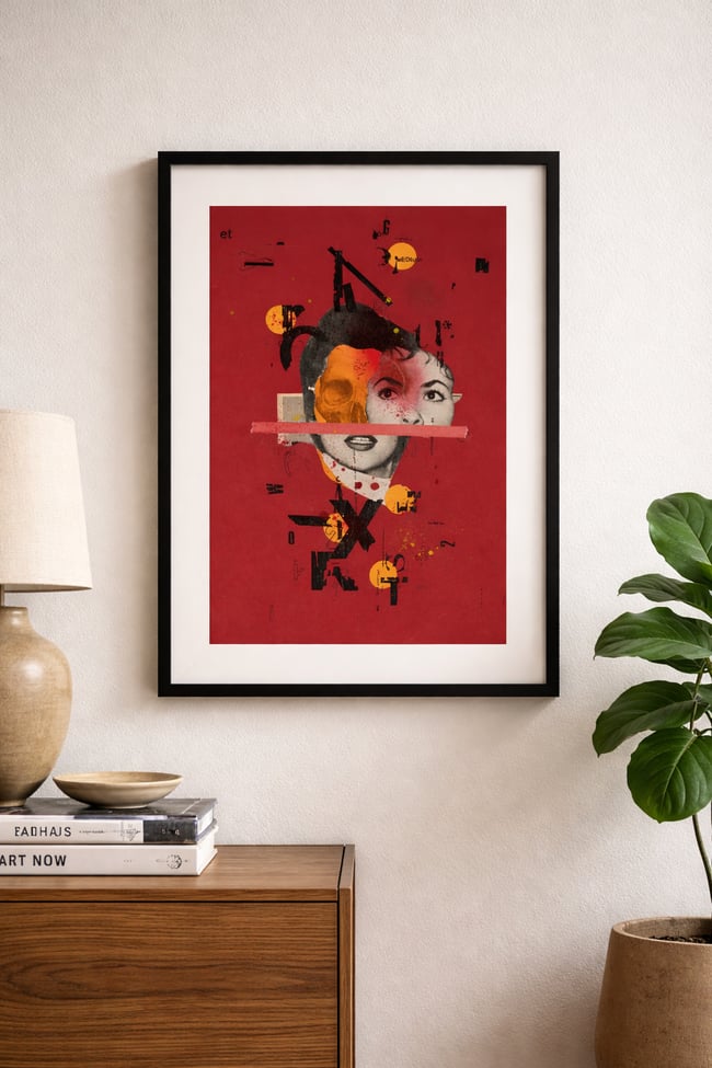 ORIGINAL COLLAGE - Skull3