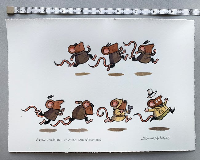 Of Mice and Mummies: Baddies on the run