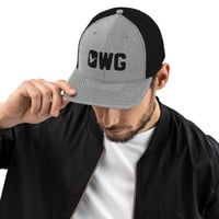 Image 5 of OWG - Branded Black Richardson 112 Snapback Trucker Cap