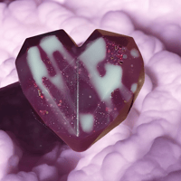 Moonlight Jasmine Geo Heart