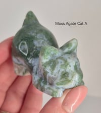 Image 4 of Moss Agate carvings