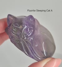 Image 3 of Fluorite Sleeping Cat 