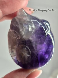 Image 5 of Fluorite Sleeping Cat 
