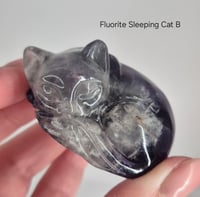 Image 4 of Fluorite Sleeping Cat 