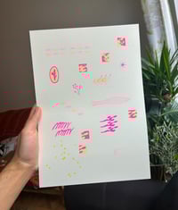 Image 2 of rhubarb & custard print